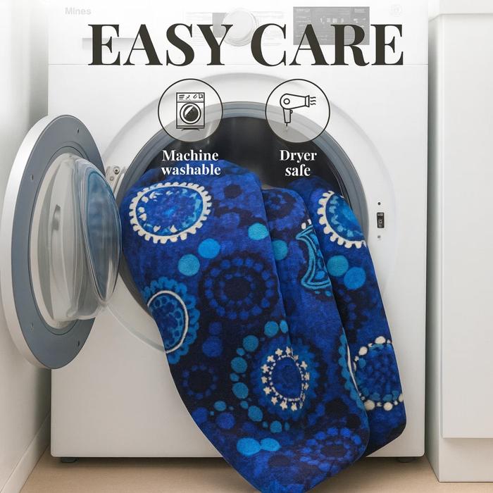 Beautiful Blue Moons Queen Blanket Extremely Soft & Cozy