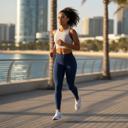 6 Black, Burgundy, Charcoal, Dark Purple, Navy, & Olive  Fleece-Lined Favorites - 6-Pack Seamless Leggings