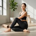 6 Black, Burgundy, Charcoal, Dark Purple, Navy, & Olive  Fleece-Lined Favorites - 6-Pack Seamless Leggings