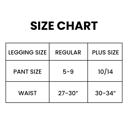 6 Black, Burgundy, Charcoal, Dark Purple, Navy, & Olive  Fleece-Lined Favorites - 6-Pack Seamless Leggings