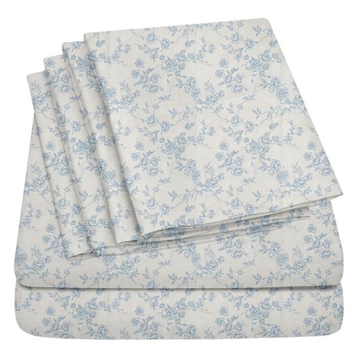 Ultra-Soft 6-Piece Microfiber Sheet Set – Lightweight, Wrinkle-Free, Deep Pocket Bedding for All Bed Sizes