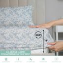 Willow California King Ultra-Soft 6-Piece Microfiber Sheet Set – Lightweight, Wrinkle-Free, Deep Pocket Bedding for All Bed Sizes