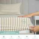 Sand lines Queen Ultra-Soft 6-Piece Microfiber Sheet Set – Lightweight, Wrinkle-Free, Deep Pocket Bedding for All Bed Sizes