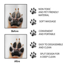 Adult Portable Silicone Pet Dog Cat Paw Feet Cleaning Brush Bottle