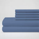 Oxford Blue King Hotel Luxury 2000 Series 6-Piece Rayon from Bamboo Cooling Bed Sheet Set