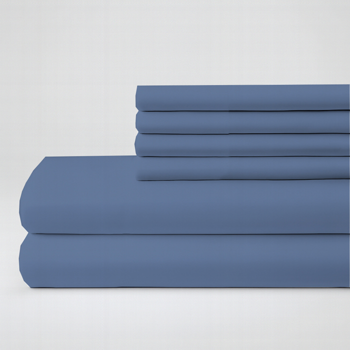 Hotel Luxury 2000 Series 6-Piece Rayon from Bamboo Cooling Bed Sheet Set