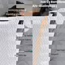 White King 2-Pack | Soft & Plush Fiber Fill Adjustable Cooling Sleeping Pillow