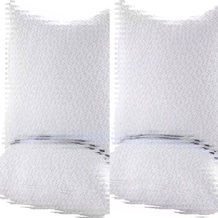 2-Pack | Soft & Plush Fiber Fill Adjustable Cooling Sleeping Pillow