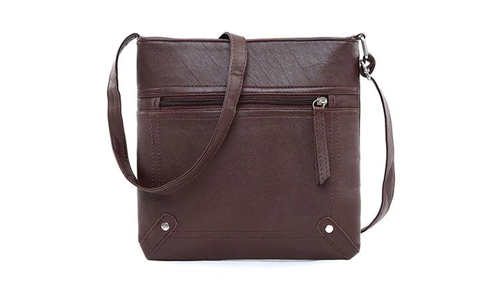 Unisex Leather Cross�Body Messenger Bag