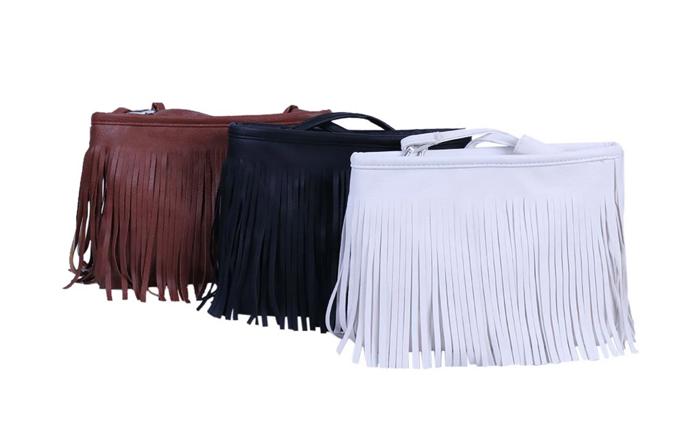 Women's Fringed Cross-Body Multifunctional Everyday Use Tassel Bag