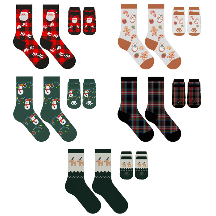 Paws & Claus: Matching Holiday Socks for You + Your Pet: Pack Of Two