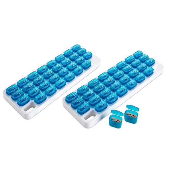 31 Day Monthly Pill Organizer | Pack of 2