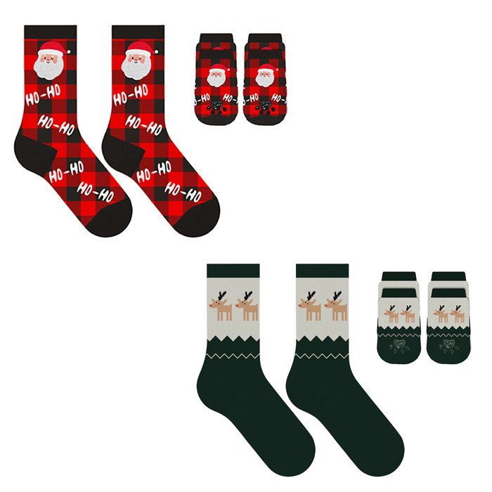 Paws & Claus: Matching Holiday Socks for You + Your Pet: Pack Of Two