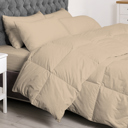 Cream Full/Double Double Brushed 7-Piece Bed-In-A-Bag: Ultimate Comfort Collection