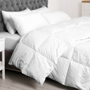 White Full/Double Double Brushed 7-Piece Bed-In-A-Bag: Ultimate Comfort Collection