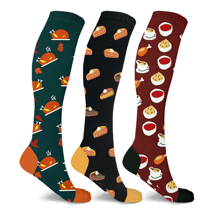 Holiday & Thanksgiving Comfort Socks-3 Pair
