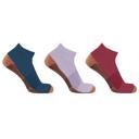 Urban Dusk S-M 3-Pair Copper Compression Ankle Socks for Men & Women