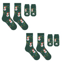 Light Bulb Pack Of Two Paws & Claus: Matching Holiday Socks for You + Your Pet: Pack Of Two