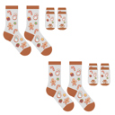 Gingerbread Treats Pack Of Two Paws & Claus: Matching Holiday Socks for You + Your Pet: Pack Of Two