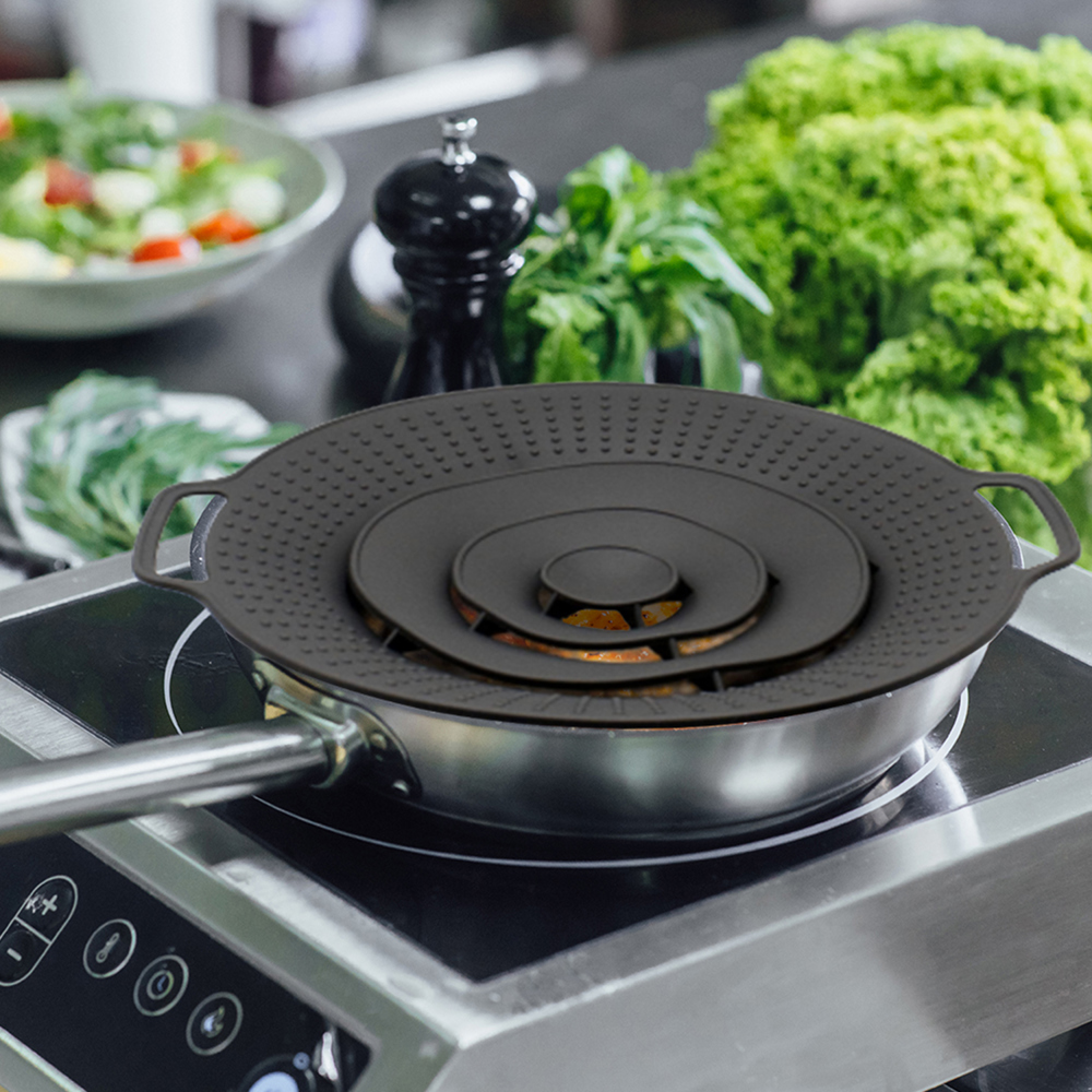 Anti-Boil Over Lid for Pots and Pans