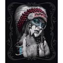 Queen Native American Lady Warrior Throw – Ultra Soft Plush Queen Blanket