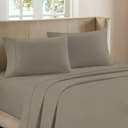 Taupe Twin Ultra-Soft 4-Piece Luxury Bamboo Rayon Blend Sheet Collection