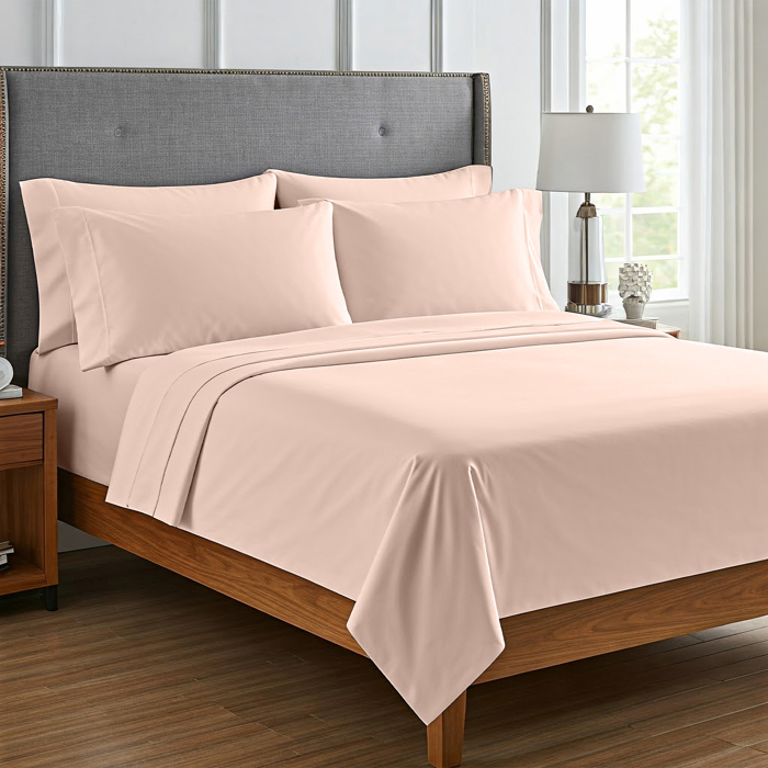 Ultra-Soft 6-Piece Microfiber Sheet Set – Lightweight, Wrinkle-Free, Deep Pocket Bedding for All Bed Sizes