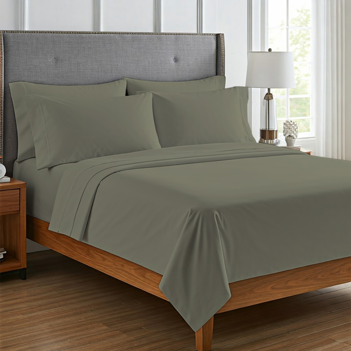 Ultra-Soft 6-Piece Microfiber Sheet Set – Lightweight, Wrinkle-Free, Deep Pocket Bedding for All Bed Sizes