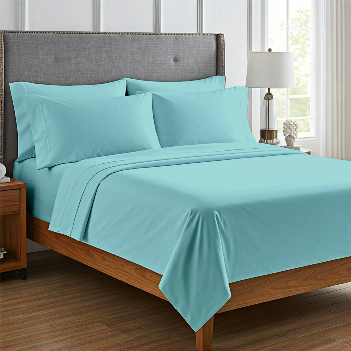 Ultra-Soft 6-Piece Microfiber Sheet Set – Lightweight, Wrinkle-Free, Deep Pocket Bedding for All Bed Sizes