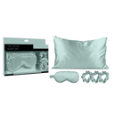 Mint Silky Satin Cozy Comfortable Blush Sleep Set for Restful Sleep and Radiant Skin.