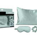 Mint Silky Satin Cozy Comfortable Blush Sleep Set for Restful Sleep and Radiant Skin.