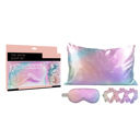 Unicorn Dreams Silky Satin Cozy Comfortable Blush Sleep Set for Restful Sleep and Radiant Skin.