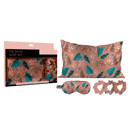 Wild Safari Silky Satin Cozy Comfortable Blush Sleep Set for Restful Sleep and Radiant Skin.