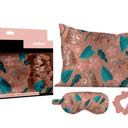 Wild Safari Silky Satin Cozy Comfortable Blush Sleep Set for Restful Sleep and Radiant Skin.