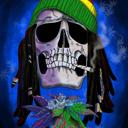 Queen Rasta Skull Marijuana Pot Smokers Blanket – Plush Queen Size Throw, Ultra Soft