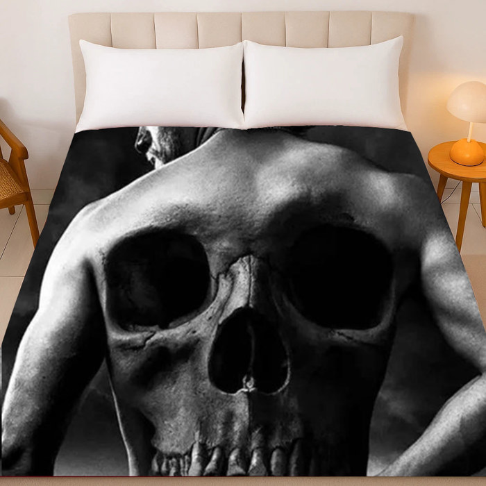 Sons of Anarchy Plush Blanket � Queen Size, Extremely Soft - Soa Jax Edition