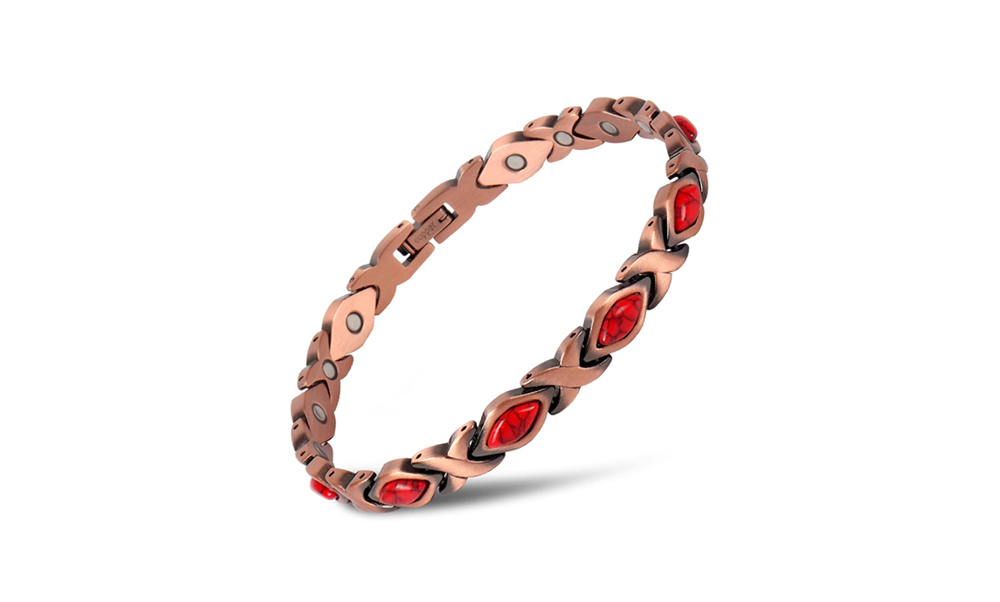 Copper Bracelet for Men and Women with Magnetic Energy Therapy for Pain Relief