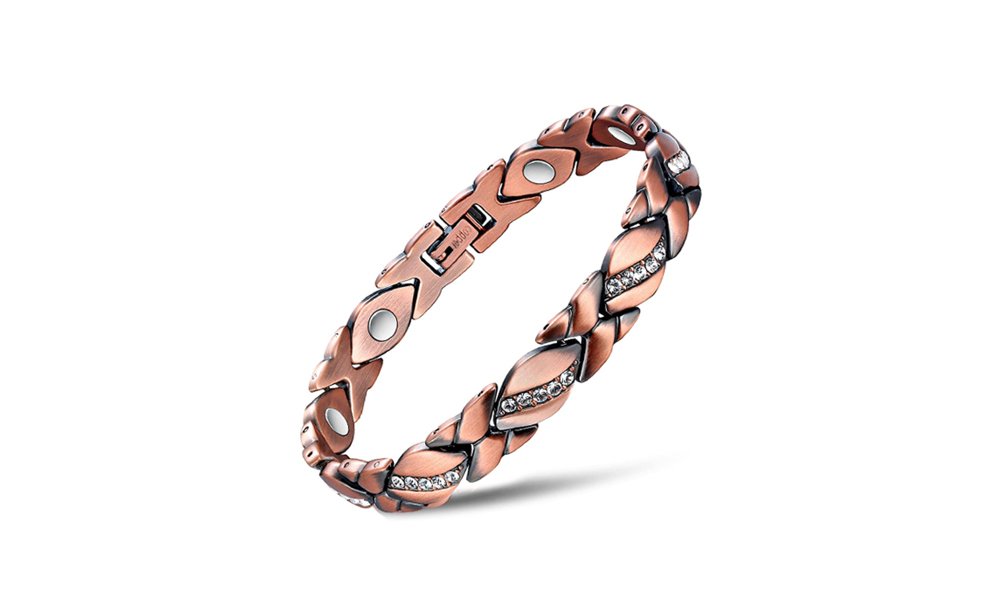 Copper Bracelet for Men and Women with Magnetic Energy Therapy for Pain Relief