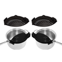 Black Heat Resistance Silicone Kitchen Strainer | 2 Colors