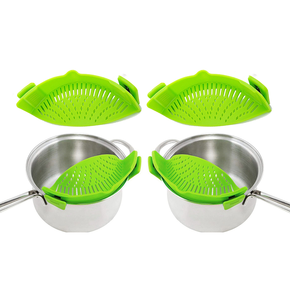 Heat Resistance Silicone Kitchen Strainer | 2 Colors