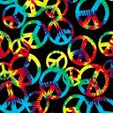 Queen Tie Dye Hippie Peace Blanket – Ultra Soft Queen Size Plush Throw