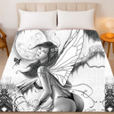 Tree Fairy Plush Blanket – Queen Size, Ultra Soft & Enchanting