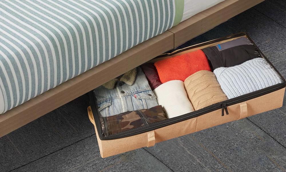 Collapsible High-Capacity Under Bed Storage Bag