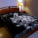 Black Queen Bandida Queen Throw- DGA Art Series Blanket