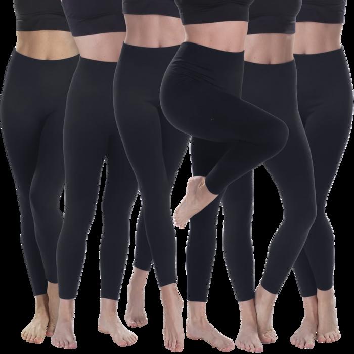 Fleece-Lined Favorites - 6-Pack Seamless Leggings