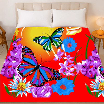 Butterfly Dreams Blanket – Plush Queen Size Throw, Cozy & Colorful