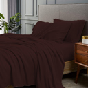 Chocolate California King Ultra-Luxury 1800 Series Soft & Cooling Bamboo Blend Sheet Set