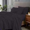 Dark Gray California King Ultra-Luxury 1800 Series Soft & Cooling Bamboo Blend Sheet Set