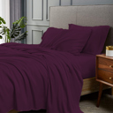 Eggplant California King Ultra-Luxury 1800 Series Soft & Cooling Bamboo Blend Sheet Set