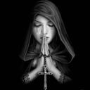 Queen Gothic Prayer Plush Blanket – Queen Size, Super Soft & Cozy